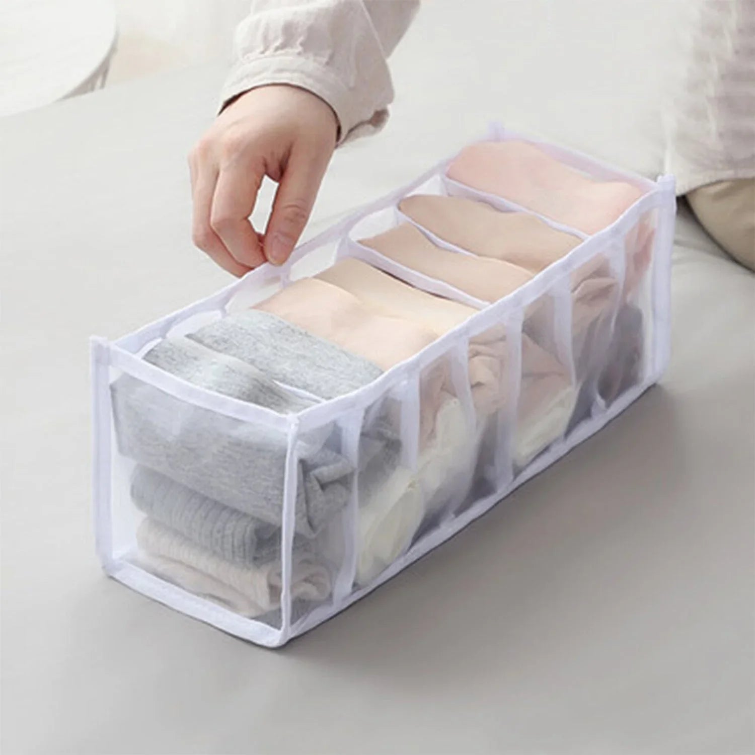 6154A LAUNDRY 9 SECTION BAG WIDELY USED FOR STORING AND MANAGING LAUNDRY CLOTHS AND STUFFS ETC. 6154A LAUNDRY 9 SECTION BAG WIDELY USED FOR STORING AND MANAGING LAUNDRY CLOTHS AND STUFFS ETC.
